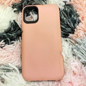 Pink and Black Hardshell IPhone 11 Case